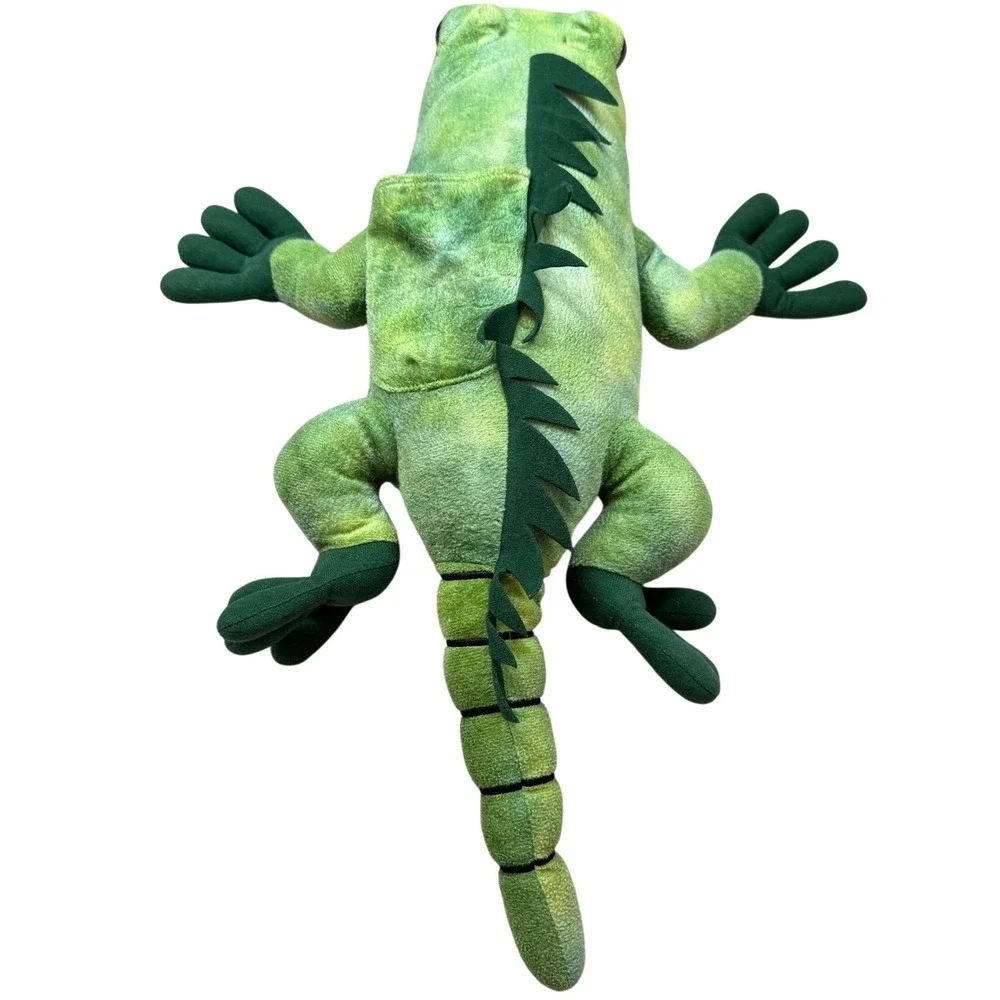 Cancun Zoo Friends Riviera Maya Green Iguana Plush Stuffed Animal Souvenir 18 In